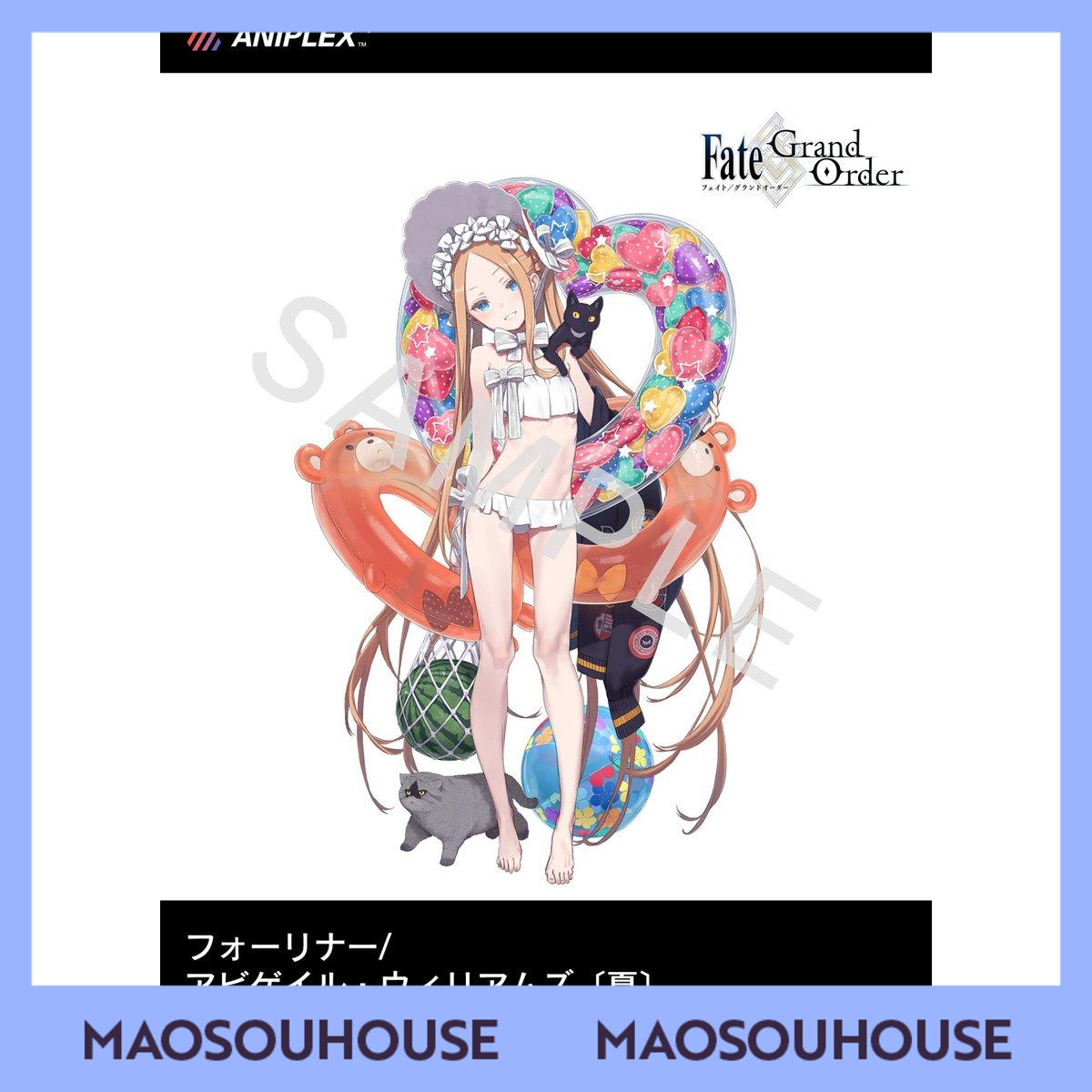 Fgo 猫受屋 预aniplexfgoforeigner阿比盖尔威廉姆斯夏手办 图片价格品牌报价 原仓数据