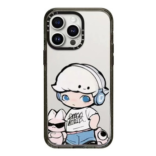 12MagSafe磁吸镜面华强北代购 WORLD台湾限定适用适用苹果iPhone17ProMax15plus14 caseti手机壳联名DIMOO