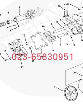 Cummins康明斯柴油发动机配件 AR11475  卸压阀 M500船机