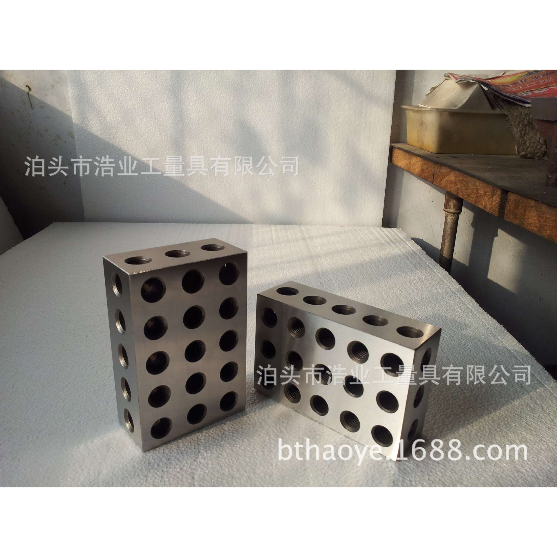 25x50x75公制23孔平行垫块 23孔铣床平行垫铁 虎钳平型等高块