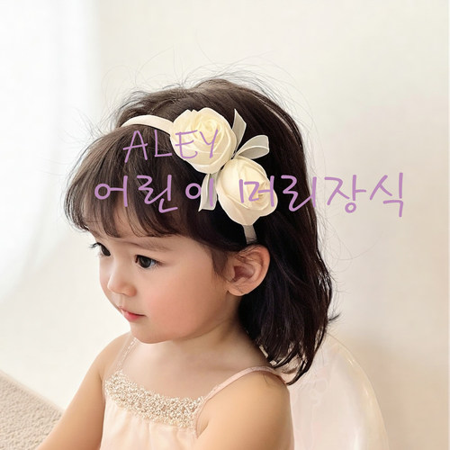 高级质感女童生日钢琴演出发箍