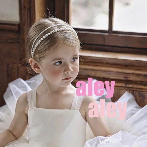 手工轻奢细珍珠发箍儿童发饰