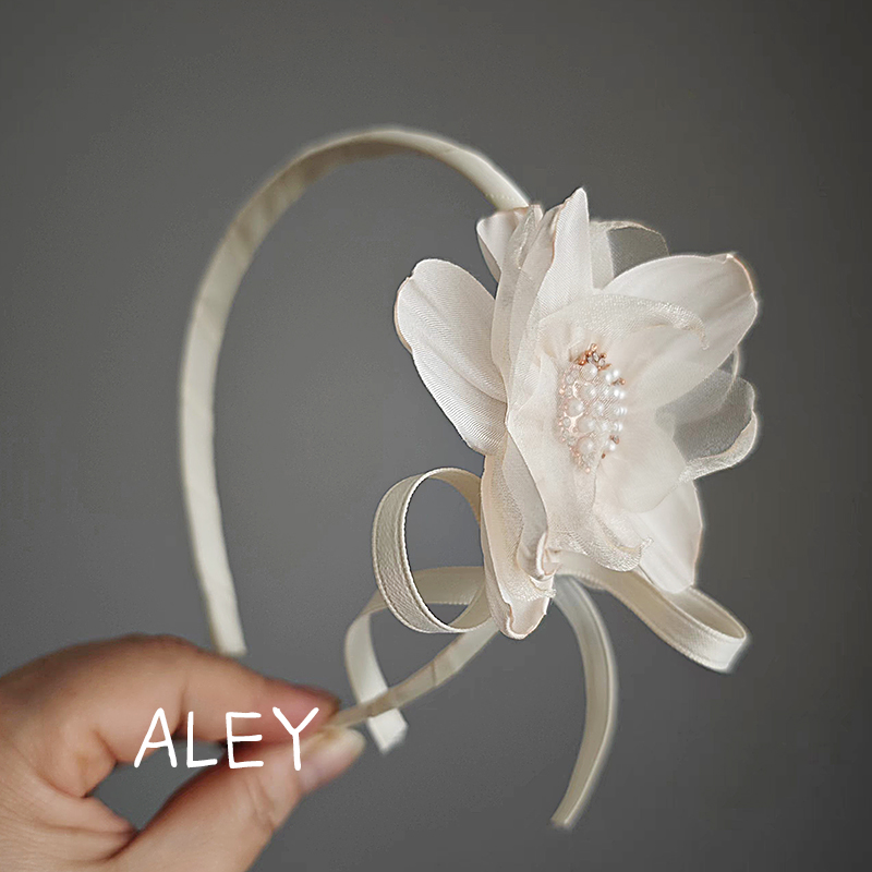 儿童公主花朵珍珠发饰