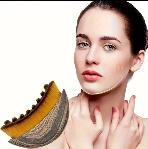 淋巴身体刷美容刷化妆刷Lymphatic contour  按摩刷学生党设计