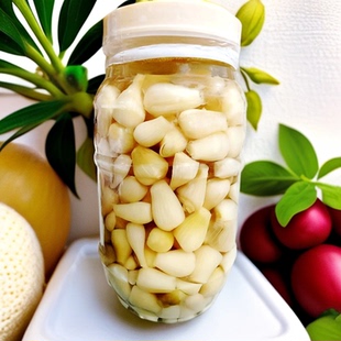 广东家真味荞头泡荞头爽脆蔬菜罐头下饭菜大瓶4斤下洋胡记食品