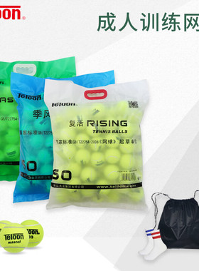 Teloon天龙网球801 603 Rising复活高弹耐磨初学进阶训练比赛网球