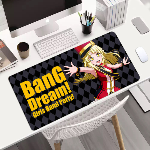 BanGDream周边 弦卷心 濑田薰 北泽育美 电脑鼠标垫大号桌垫 谷子