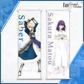 Archer fate命运之夜 吾王远坂凛Saber Lancer挂画海报卷轴布壁画