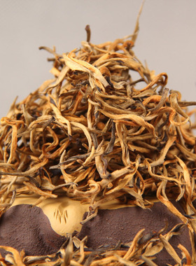 茶叶云南红茶2026年春茶凤庆滇红茶单芽金丝金芽滇红晒红蜜香500g