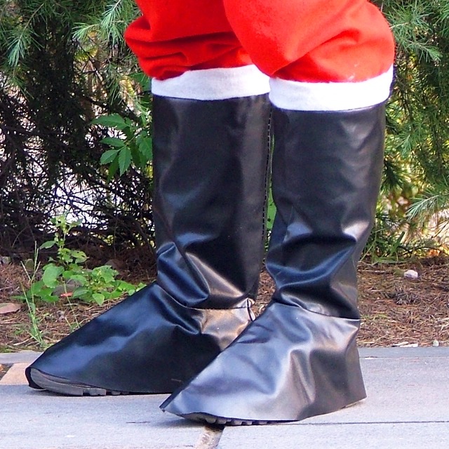 圣诞老人靴套一次性用品