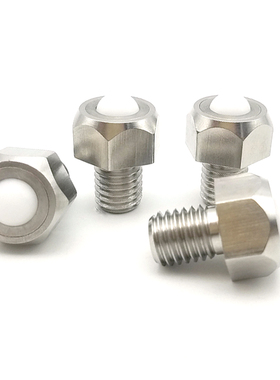 QDE03钢珠滚轮树脂球头BCHLJ5/6/8/10/12/16/20万向球轴承牛眼轮