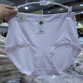 再生纤维透气清凉亲肤粘纤透气抗菌裆简约三角裤 万蝶丽女大码 内裤