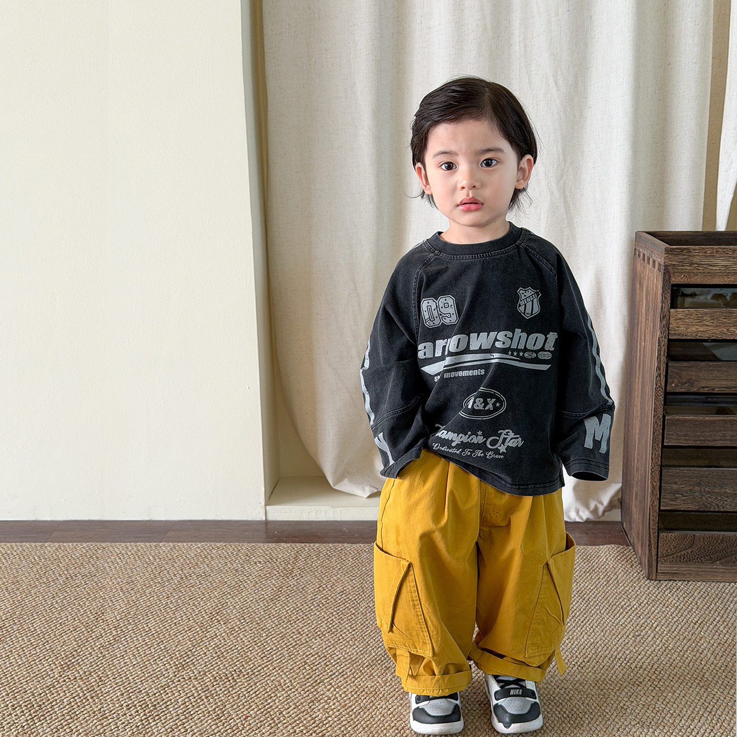 童装男童打底衫春装2026新款儿童长袖t恤上衣A类婴儿男宝衣服套装