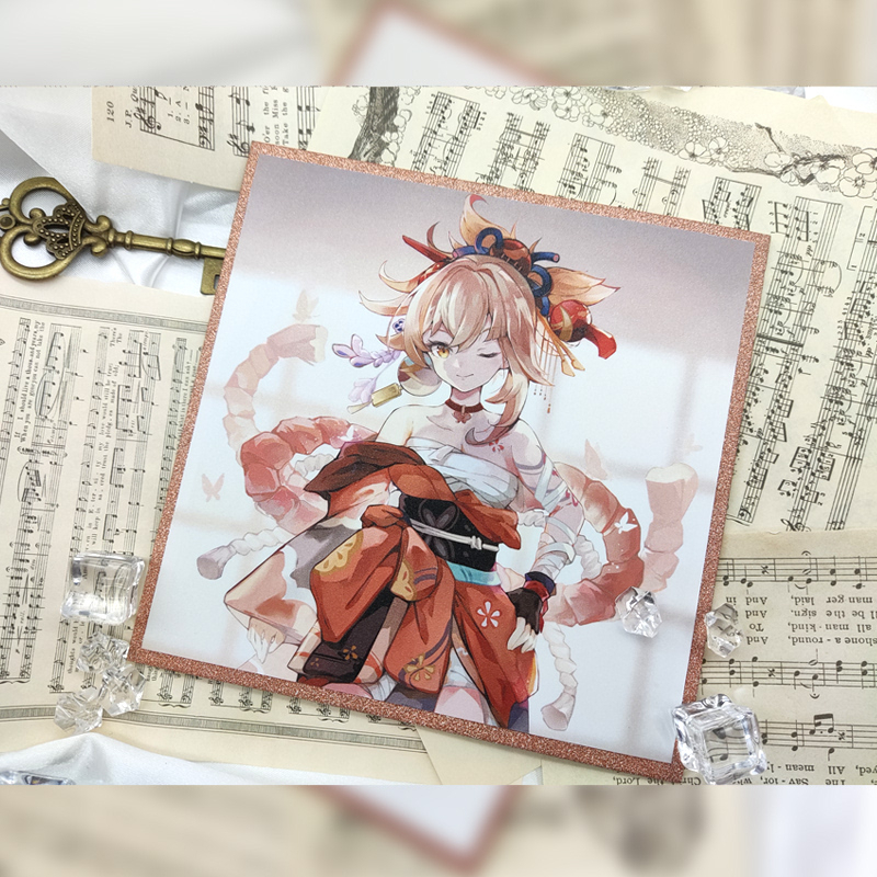 原神长野原宵宫徽章色纸流沙麻将