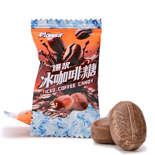 黎祥爆浆冰咖啡糖散装500g