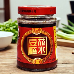 豆花蘸水富顺李二豆花蘸水正品辣椒酱麻辣鲜香320克玻璃瓶装