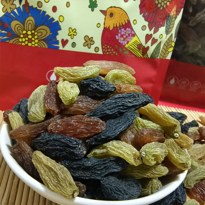 散装自然晾晒三色大颗葡萄干