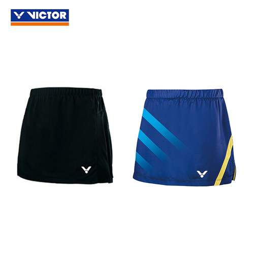 威克多VICTOR胜利羽毛球服71302针织运动短裙速干透气76301短裙