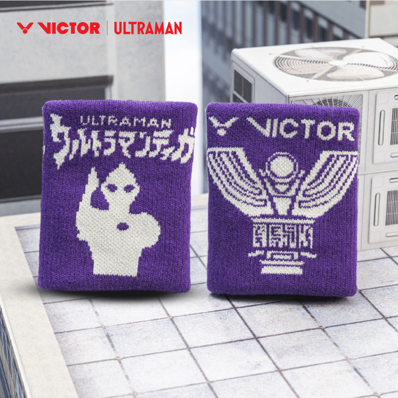 威克多VICTOR胜利羽毛球运动护具奥特曼联名系列擦汗护腕SP506UTM