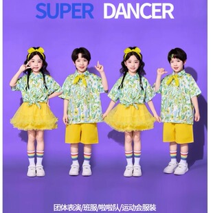 喜多多不负好春光雪龙吟玉盘儿童小学生朗诵合唱舞蹈服表演出服装