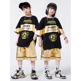 这条街最靓的仔精武门苹果香daddy跳舞蹈衣服boom儿童表演出服装7