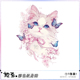 她画猫咪花臂彩色纹身贴手臂大面积情侣防水持久女高级感腿部贴纸
