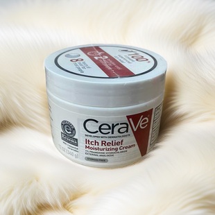 美国适乐肤CeraVe Itch Relief红色保湿霜止痒舒缓干燥滋润干皮