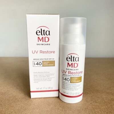 新版～美国EltaMD UV Restore广谱有色防 晒霜SP F40 Tinted 48g