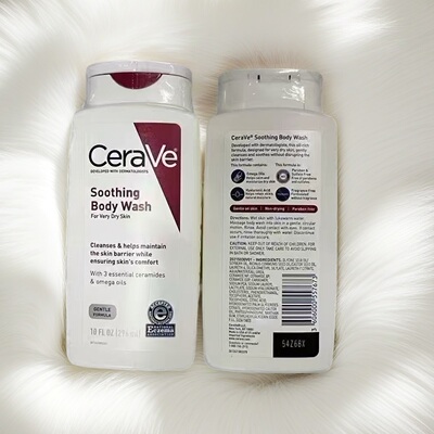 适乐肤CeraVe舒缓沐浴露极干皮肤温和无刺激滋润无香料不含香精