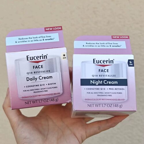 Eucerin优色林EucerinQ10辅酶抗皱保湿日霜舒缓晚霜面霜48gq10