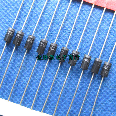 直插 TVS管 P6KE400A 单向 P6KE400CA 双向 600W 瞬变抑制二极管