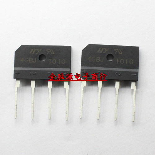 扁桥 整流桥4GBJ1010 GBJ1010 KBJ1010 10A/1000V DIP4 桥堆 原装