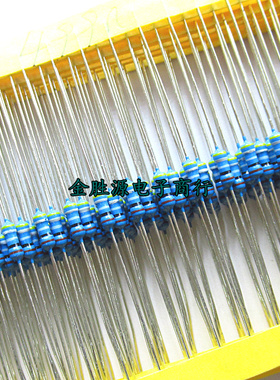 1/4W金属膜电阻49.9R 499欧 4990R 4.99K 49.9K 499K 1% 0.25W