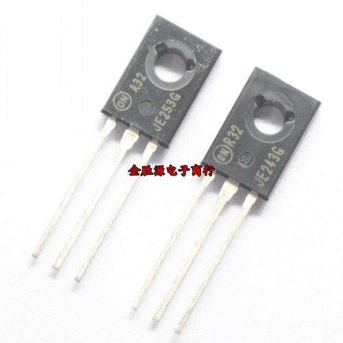 三极管 MJE243G MJE253G JE243G JE253G JE243 JE253 TO126 进口