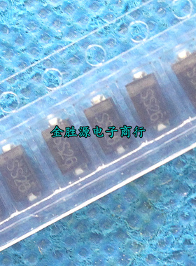 贴片肖特基二极管 SS26 SK26 SB260 SR260 2A 60V SMA 原装100只