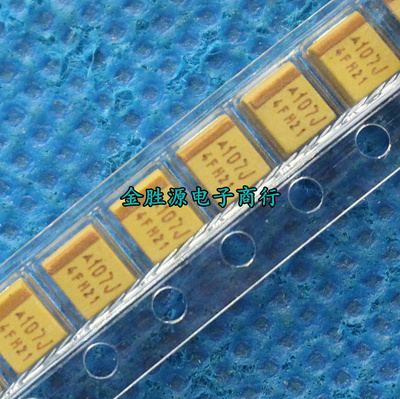 贴片钽电容6.3V 100UF107J 100UF6.3V TAJB107K006RNJ B型 原装
