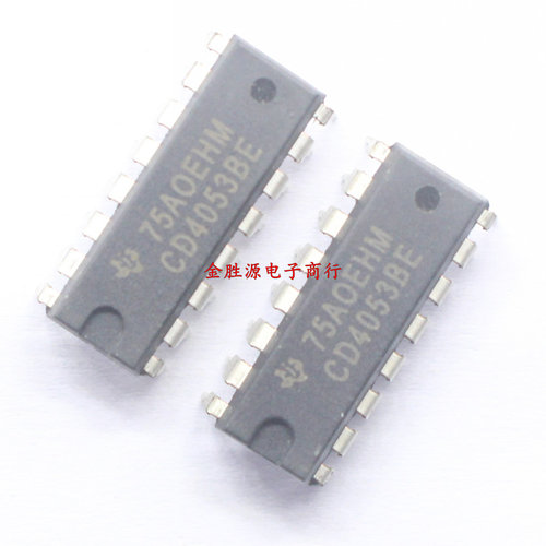 逻辑芯片IC CD4053BE CD4053 DIP16直插 译码器/驱动器 进口原装 - 封面