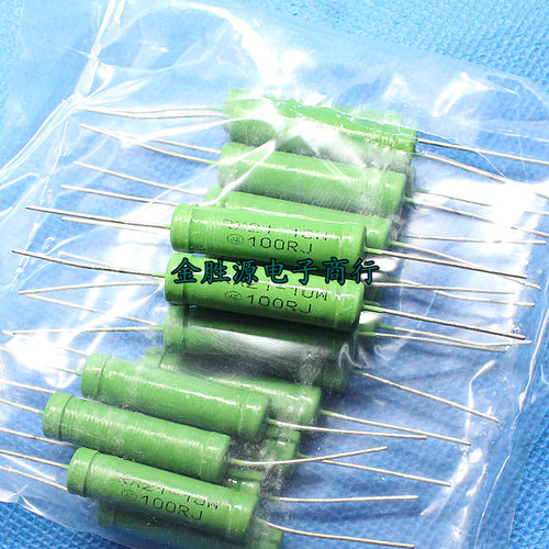 绕线电阻 RX21-10W100RJ 100欧 线绕电阻器  10W100R 功率 原装