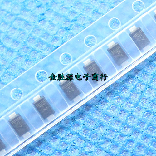 贴片快恢复整流二极管 FR107W FR107 F7 SOD123 1206 1000V(50只)