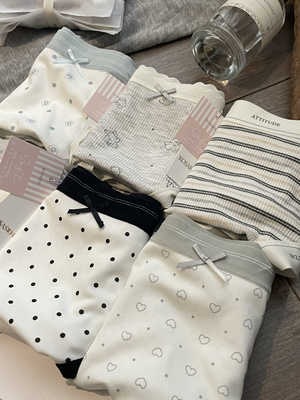 Souvenir｜琪多姿内裤大码内裤高腰收腹日常休闲三角裤女