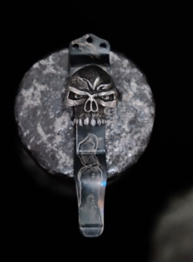 美国Steel Flame 合作版手电筒刀背夹 爱默生三孔