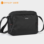 威豹迪威丽男包挎单肩包斜休闲帆布包男士 包包背包小包横款 手机包