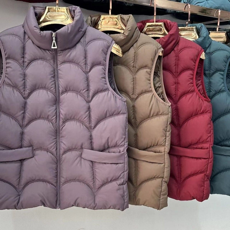 2025秋冬新款羽绒棉马甲女大码短款马夹时尚妈妈坎肩棉服外套,女装/女士精品,棉衣/棉服,淘宝优惠券,粉丝福利购,淘宝优惠卷