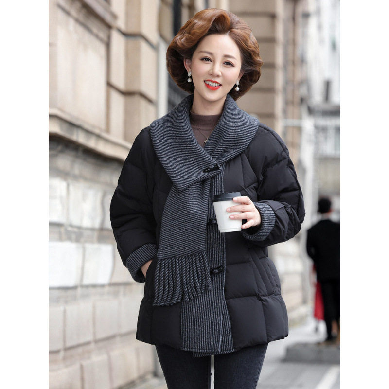 中老年妈妈冬装羽绒棉服2025新款贵夫人保暖外套秋冬季洋气棉袄女,女装/女士精品,中老年女装,淘宝优惠券,粉丝福利购,淘宝优惠卷