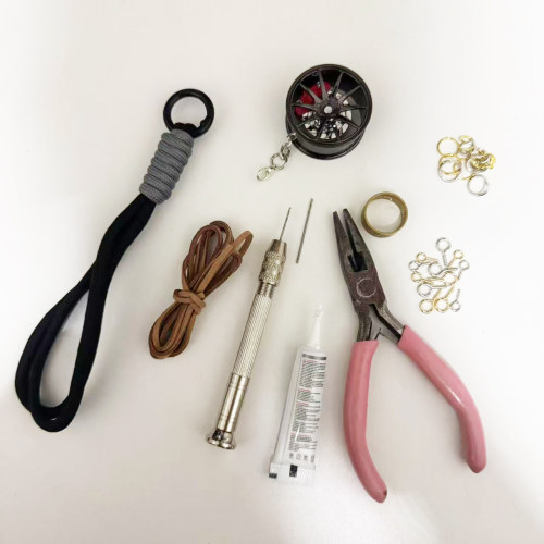 泡泡玛特车挂diy bob泡泡玛特汽车车载挂件 后视镜挂饰改造材料包