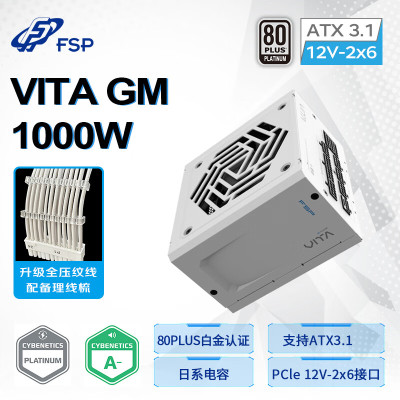 全汉1000W850W白金全模电竞电源