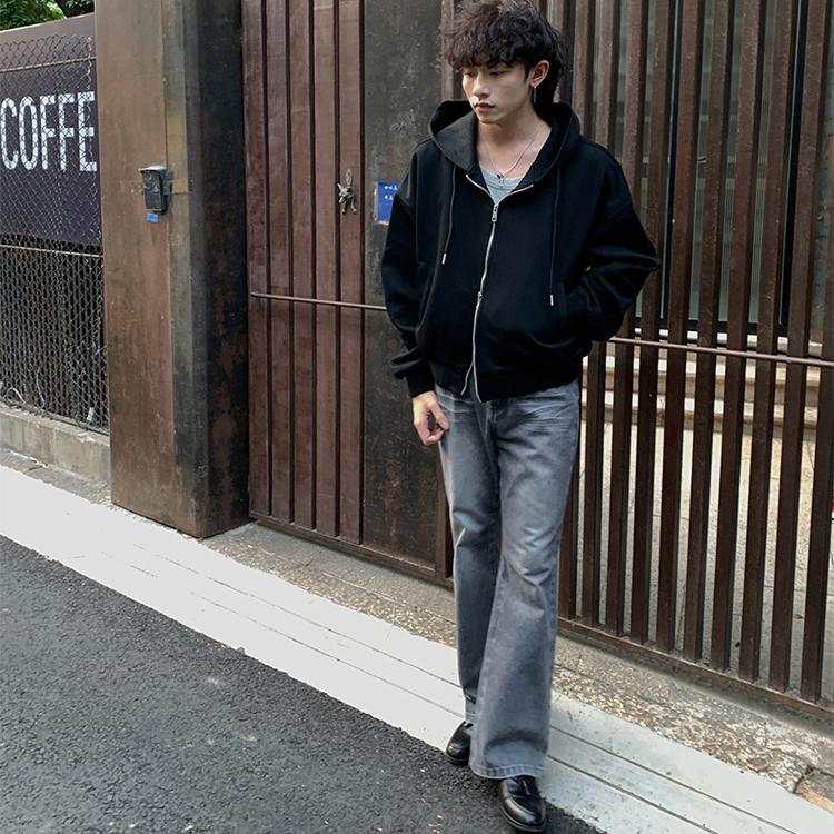 短款boxy重磅连帽卫衣