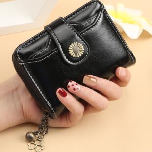 ENDAYCON新款女士钱包时尚流苏拉链短款多卡位卡包高级感零钱包