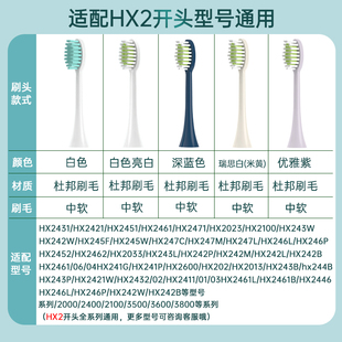 盼恒适配飞利浦HX2033电动牙刷头2471/247M/C/L/3800系列3200替换