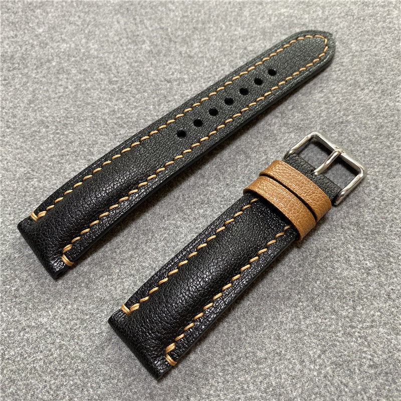 精制手工订做 法国进口耐汗羊皮撞色表带男女 高端各种表通用表带,手表,配件,淘宝优惠券,粉丝福利购,淘宝优惠卷